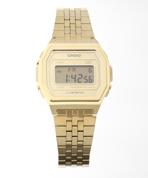 HIROB（ヒロブ）の「Web限定 CASIO PREMIUM A1000G-9JF（アナログ腕時計・レディース・ゴールド・FREE）」の2枚目の写真
