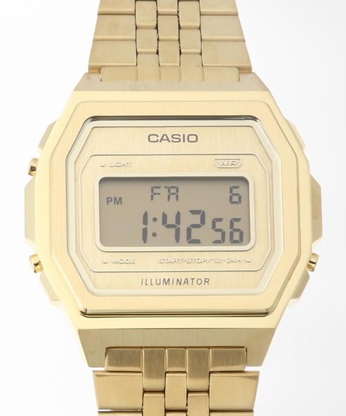 HIROB（ヒロブ）の「Web限定 CASIO PREMIUM A1000G-9JF（アナログ腕時計・レディース・ゴールド・FREE）」の3枚目の写真