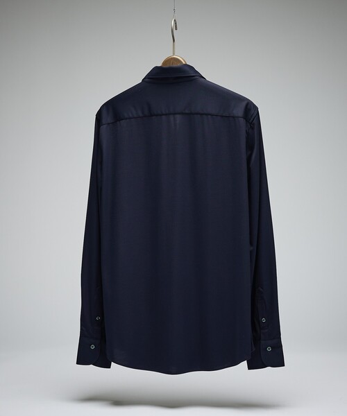 DESIGNWORKS(デザインワークス)の「【定番人気】立体襟ジャージシャツ(シャツ/ブラウス・メンズ・ホワイト/ネイビー・46/50/52/48)」の5枚目の写真