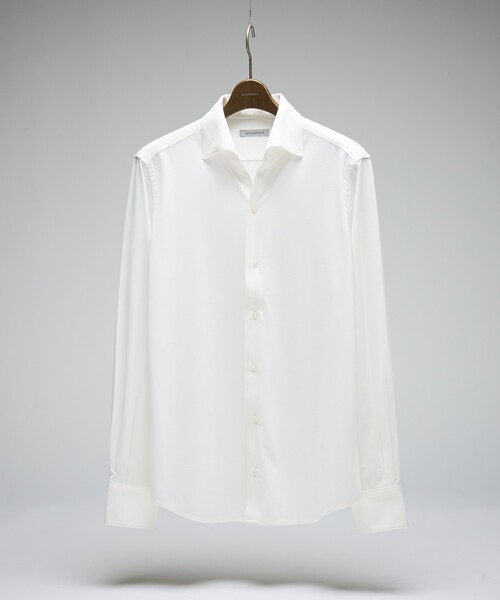 DESIGNWORKS(デザインワークス)の「【定番人気】立体襟ジャージシャツ(シャツ/ブラウス・メンズ・ホワイト/ネイビー・46/50/52/48)」の22枚目の写真