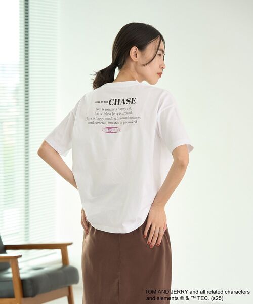 Tom&Jerry(トムアンドジェリー)の「ジェリー/T(Tシャツ/カットソー・レディース・ホワイト・FREE)」の13枚目の写真