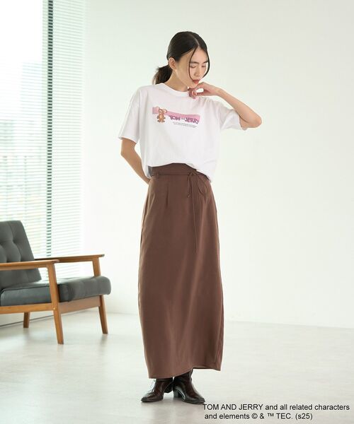 Tom&Jerry(トムアンドジェリー)の「ジェリー/T(Tシャツ/カットソー・レディース・ホワイト・FREE)」の15枚目の写真