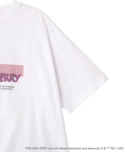 Tom&Jerry(トムアンドジェリー)の「ジェリー/T(Tシャツ/カットソー・レディース・ホワイト・FREE)」の10枚目の写真