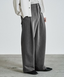 WYM LIDNM（ウィム バイ リドム）の「DOUBLE CLOTH DEEP TUCK SLACKS（スラックス）」
