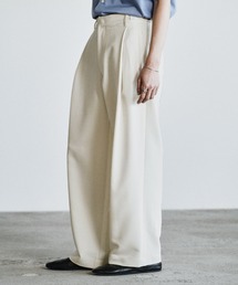 WYM LIDNM（ウィム バイ リドム）の「DOUBLE CLOTH DEEP TUCK SLACKS（スラックス）」