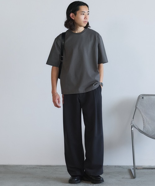 WYM LIDNM（ウィム バイ リドム）の「DOUBLE CLOTH DEEP TUCK SLACKS（スラックス・メンズ・オフホワイト/グレー/ブラック系・S/M/L/XL）」の15枚目の写真