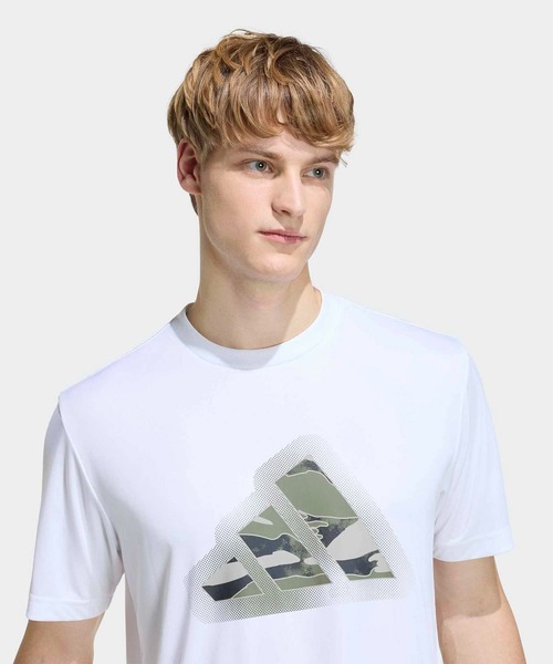 adidas(アディダス)の「M CAMO MOD Tシャツ JP / アディダス adidas(Tシャツ/カットソー・メンズ・ホワイト・X-SMALL/X-LARGE/SMALL/MEDIUM/LARGE/3XL/XX-LARGE)」の3枚目の写真