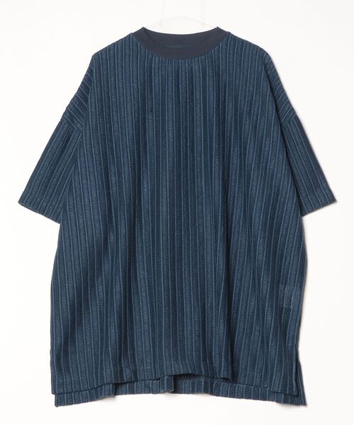 VOAAOV(ヴォアーブ)の「【VOAAOV】RASCHEL LACE Big T-Shirt(Tシャツ/カットソー・メンズ・ネイビー/ホワイト/オリーブ/ブラック・FREE)」の11枚目の写真