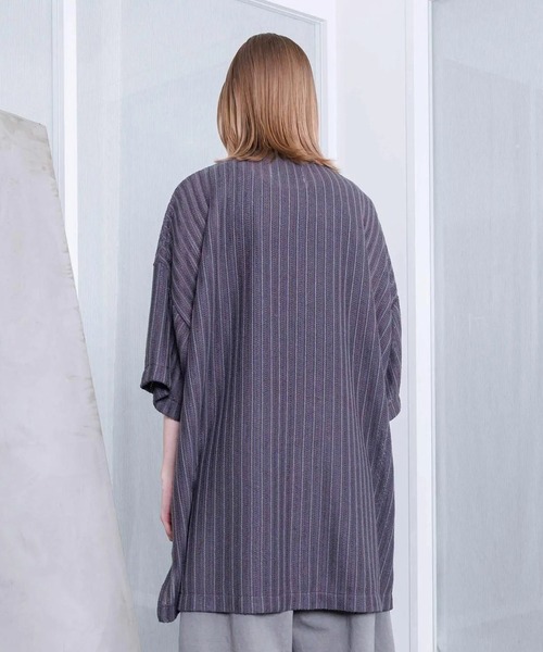 VOAAOV(ヴォアーブ)の「【VOAAOV】RASCHEL LACE Big T-Shirt(Tシャツ/カットソー・メンズ・ネイビー/ホワイト/オリーブ/ブラック・FREE)」の7枚目の写真