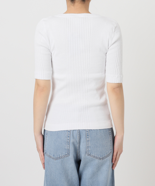 IENA（イエナ）の「PURE SUGAR/ピュア シュガー 別注TEE SHIRT Tシャツ RANI（Tシャツ/カットソー・レディース・ブラック系その他/ホワイト/パープル・FREE）」の8枚目の写真