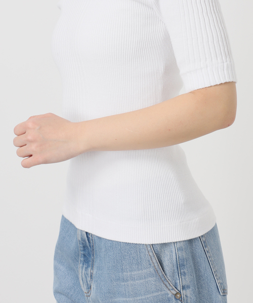 IENA（イエナ）の「PURE SUGAR/ピュア シュガー 別注TEE SHIRT Tシャツ RANI（Tシャツ/カットソー・レディース・ブラック系その他/ホワイト/パープル・FREE）」の11枚目の写真