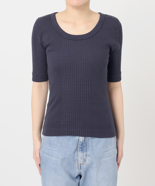 IENA（イエナ）の「PURE SUGAR/ピュア シュガー 別注TEE SHIRT Tシャツ RANI（Tシャツ/カットソー・レディース・ブラック系その他/ホワイト/パープル・FREE）」の14枚目の写真