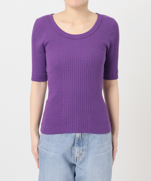 IENA（イエナ）の「PURE SUGAR/ピュア シュガー 別注TEE SHIRT Tシャツ RANI（Tシャツ/カットソー・レディース・ブラック系その他/ホワイト/パープル・FREE）」の16枚目の写真