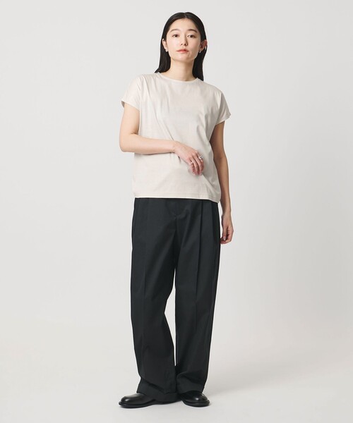 MARW UNITED ARROWS(マルゥ ユナイテッドアローズ)の「<MARW UNITED ARROWS>フレンチスリーブ Tシャツ 汗ジミ防止(Tシャツ/カットソー・レディース・ホワイト/ライトグレー/ネイビー/ブラック/グレー系/その他1・FREE)」の8枚目の写真