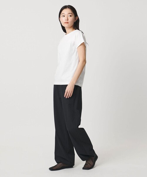 MARW UNITED ARROWS(マルゥ ユナイテッドアローズ)の「<MARW UNITED ARROWS>フレンチスリーブ Tシャツ 汗ジミ防止(Tシャツ/カットソー・レディース・ホワイト/ライトグレー/ネイビー/ブラック/グレー系/その他1・FREE)」の10枚目の写真
