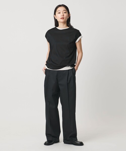 MARW UNITED ARROWS(マルゥ ユナイテッドアローズ)の「<MARW UNITED ARROWS>フレンチスリーブ Tシャツ 汗ジミ防止(Tシャツ/カットソー・レディース・ホワイト/ライトグレー/ネイビー/ブラック/グレー系/その他1・FREE)」の12枚目の写真