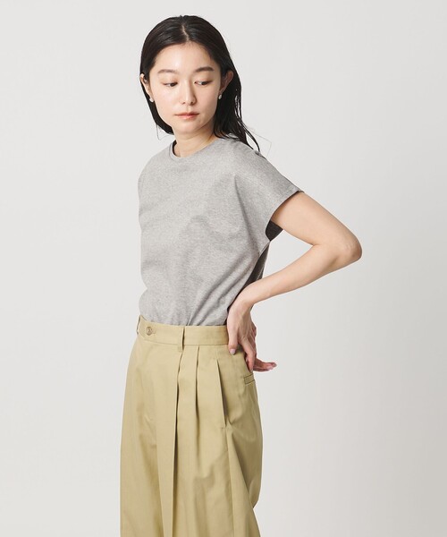 MARW UNITED ARROWS(マルゥ ユナイテッドアローズ)の「<MARW UNITED ARROWS>フレンチスリーブ Tシャツ 汗ジミ防止(Tシャツ/カットソー・レディース・ホワイト/ライトグレー/ネイビー/ブラック/グレー系/その他1・FREE)」の13枚目の写真