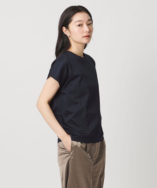 MARW UNITED ARROWS(マルゥ ユナイテッドアローズ)の「<MARW UNITED ARROWS>フレンチスリーブ Tシャツ 汗ジミ防止(Tシャツ/カットソー・レディース・ホワイト/ライトグレー/ネイビー/ブラック/グレー系/その他1・FREE)」の15枚目の写真