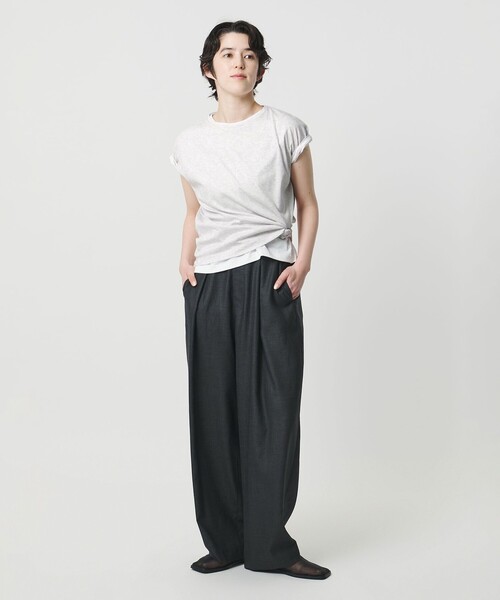 MARW UNITED ARROWS(マルゥ ユナイテッドアローズ)の「<MARW UNITED ARROWS>フレンチスリーブ Tシャツ 汗ジミ防止(Tシャツ/カットソー・レディース・ホワイト/ライトグレー/ネイビー/ブラック/グレー系/その他1・FREE)」の18枚目の写真