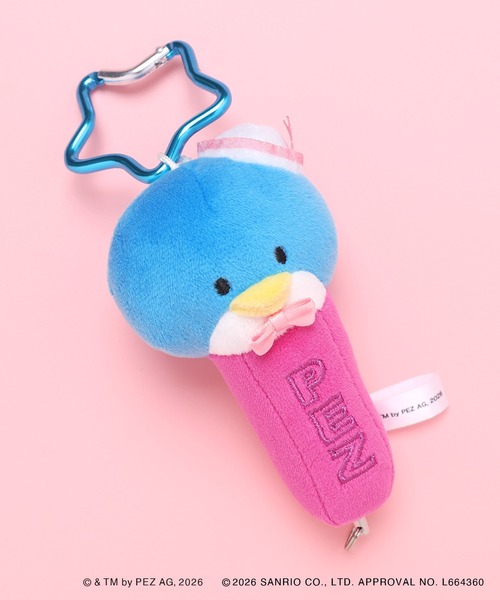 PEZ×HAPIDANBUI/チャーム付きリール（キーホルダー）｜sanrio