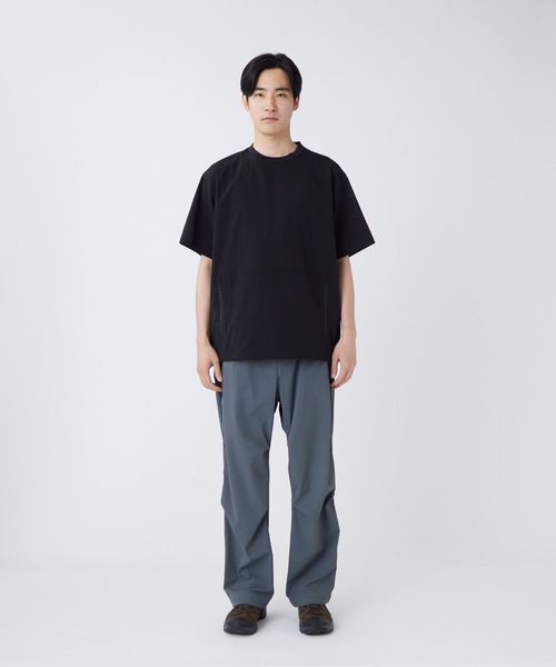 Snow Peak(スノーピーク)の「Snow Peak / Breathable Quick Dry T-Shirt クイックドライTシャツ(Tシャツ/カットソー・メンズ・ブラック/グレイッシュベージュ/ダークネイビー/アーミー・1/S/M/L/XL)」の5枚目の写真