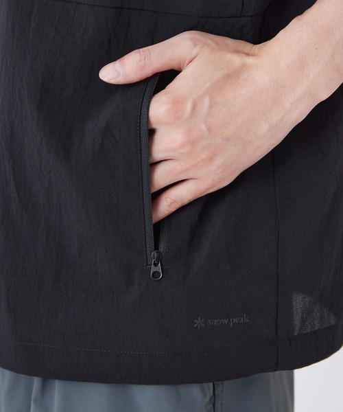 Snow Peak(スノーピーク)の「Snow Peak / Breathable Quick Dry T-Shirt クイックドライTシャツ(Tシャツ/カットソー・メンズ・ブラック/グレイッシュベージュ/ダークネイビー/アーミー・1/S/M/L/XL)」の16枚目の写真