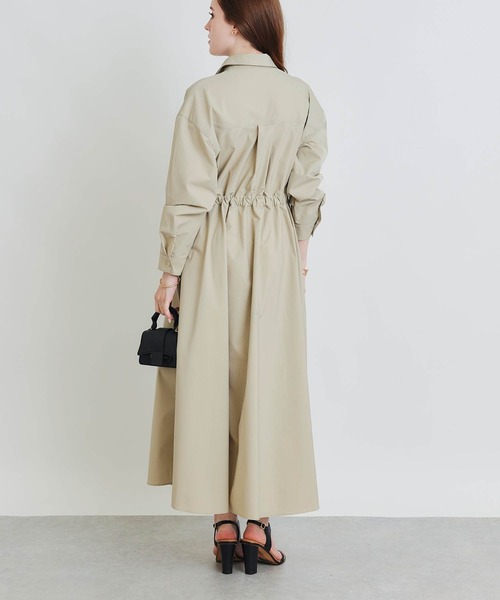 PICCIN（ピッチン）の「シャツワンピース（シャツワンピース・レディース・ブラック/サンドベージュ・M）」の10枚目の写真