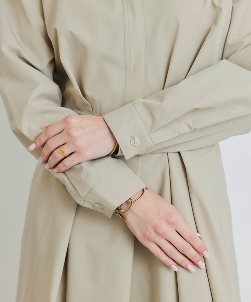 PICCIN（ピッチン）の「シャツワンピース（シャツワンピース・レディース・ブラック/サンドベージュ・M）」の19枚目の写真