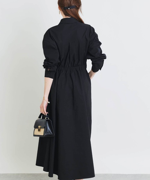 PICCIN（ピッチン）の「シャツワンピース（シャツワンピース・レディース・ブラック/サンドベージュ・M）」の13枚目の写真