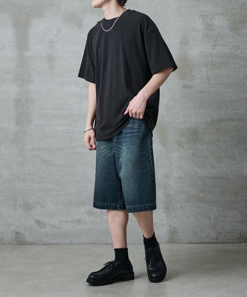COLONY 2139(コロニートゥーワンスリーナイン)の「デオフォーム半袖Tシャツ(Tシャツ/カットソー・メンズ・ネイビー/ホワイト/カーキ/ブラック・MEDIUM/LARGE)」の6枚目の写真