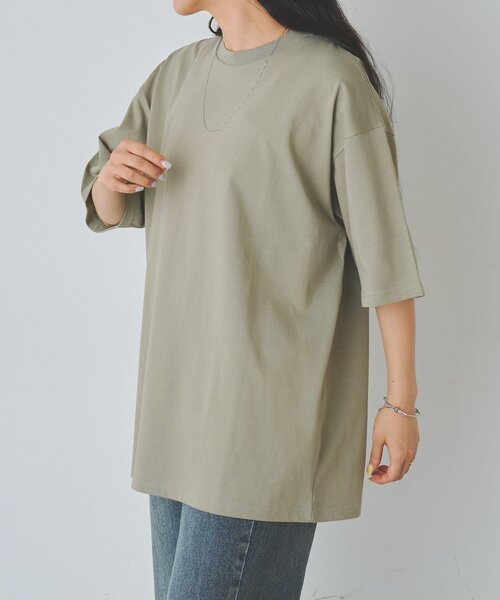COLONY 2139(コロニートゥーワンスリーナイン)の「デオフォーム半袖Tシャツ(Tシャツ/カットソー・メンズ・ネイビー/ホワイト/カーキ/ブラック・MEDIUM/LARGE)」の16枚目の写真