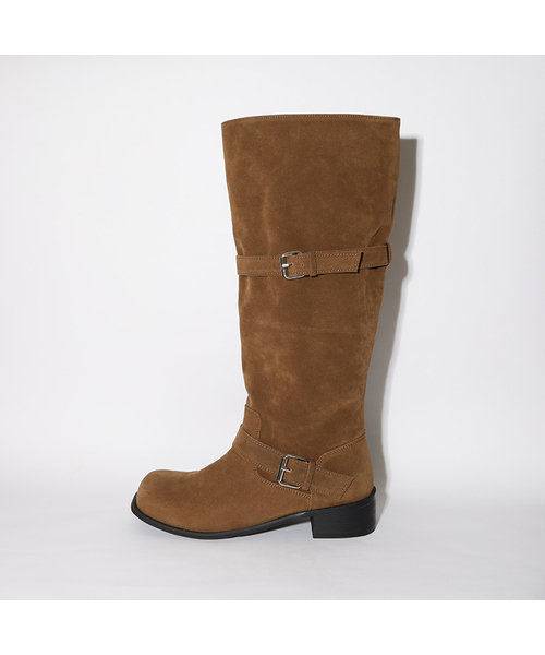 APTO(アプト)の「ケンネル ロングブーツ AHFB020(ブーツ・レディース・ブラック/Beige・23cm/23.5cm/24cm/24.5cm/25cm)」の2枚目の写真