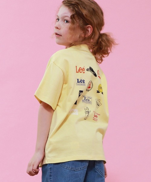 Lee(リー)の「【110-150cm】キッズ プリントTシャツ(Tシャツ/カットソー・キッズ・ホワイト/ブルー/イエロー/ブラック・120/130/140/150/110)」の5枚目の写真