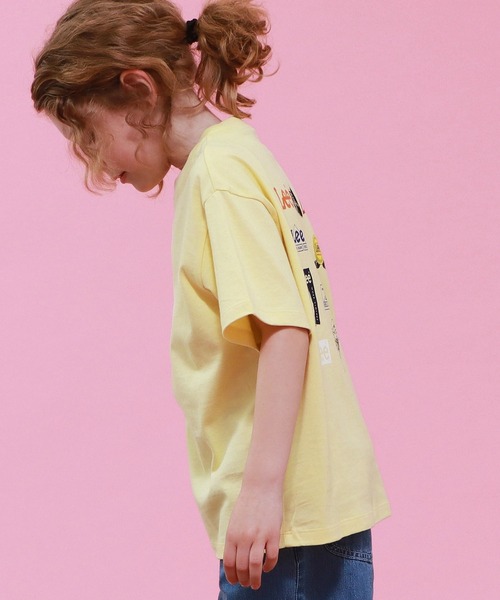 Lee(リー)の「【110-150cm】キッズ プリントTシャツ(Tシャツ/カットソー・キッズ・ホワイト/ブルー/イエロー/ブラック・120/130/140/150/110)」の6枚目の写真