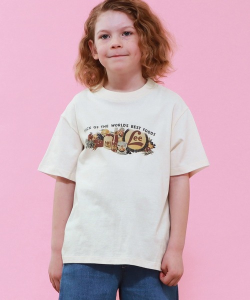 Lee(リー)の「【110-150cm】キッズ プリントTシャツ(Tシャツ/カットソー・キッズ・ホワイト/ブルー/イエロー/ブラック・120/130/140/150/110)」の14枚目の写真
