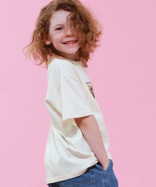 Lee(リー)の「【110-150cm】キッズ プリントTシャツ(Tシャツ/カットソー・キッズ・ホワイト/ブルー/イエロー/ブラック・120/130/140/150/110)」の16枚目の写真