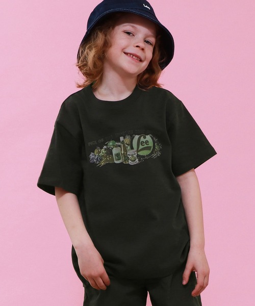 Lee(リー)の「【110-150cm】キッズ プリントTシャツ(Tシャツ/カットソー・キッズ・ホワイト/ブルー/イエロー/ブラック・120/130/140/150/110)」の21枚目の写真