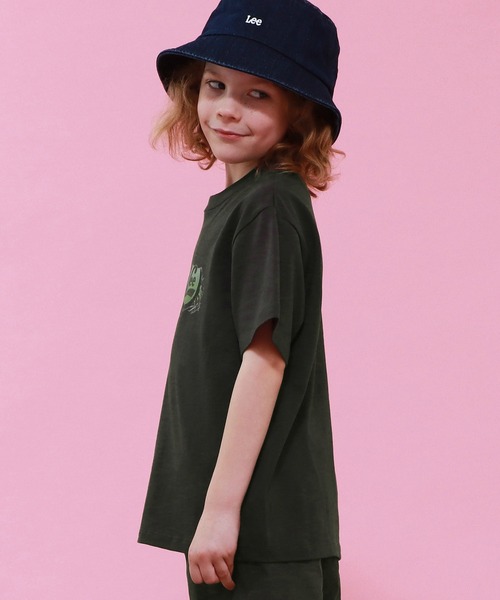 Lee(リー)の「【110-150cm】キッズ プリントTシャツ(Tシャツ/カットソー・キッズ・ホワイト/ブルー/イエロー/ブラック・120/130/140/150/110)」の22枚目の写真