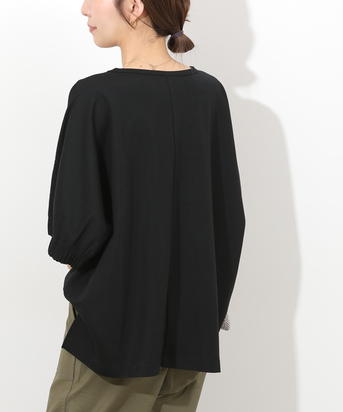 JOURNAL STANDARD relume(ジャーナルスタンダード レリューム)の「ナチュラルスムースプルオーバー(シャツ/ブラウス・レディース・ブラック/ブラウン/ホワイト・FREE)」の10枚目の写真