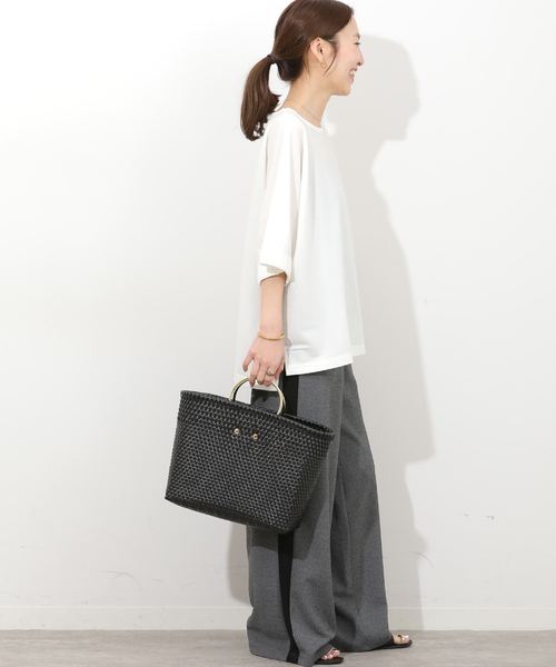 JOURNAL STANDARD relume(ジャーナルスタンダード レリューム)の「ナチュラルスムースプルオーバー(シャツ/ブラウス・レディース・ブラック/ブラウン/ホワイト・FREE)」の12枚目の写真