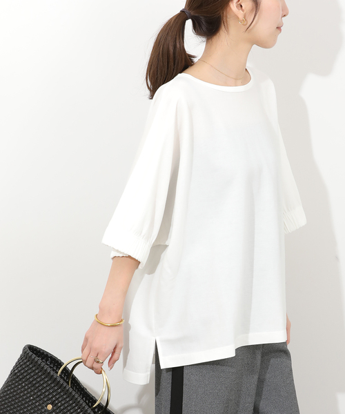 JOURNAL STANDARD relume(ジャーナルスタンダード レリューム)の「ナチュラルスムースプルオーバー(シャツ/ブラウス・レディース・ブラック/ブラウン/ホワイト・FREE)」の15枚目の写真