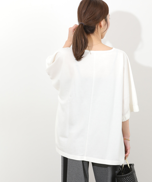JOURNAL STANDARD relume(ジャーナルスタンダード レリューム)の「ナチュラルスムースプルオーバー(シャツ/ブラウス・レディース・ブラック/ブラウン/ホワイト・FREE)」の16枚目の写真