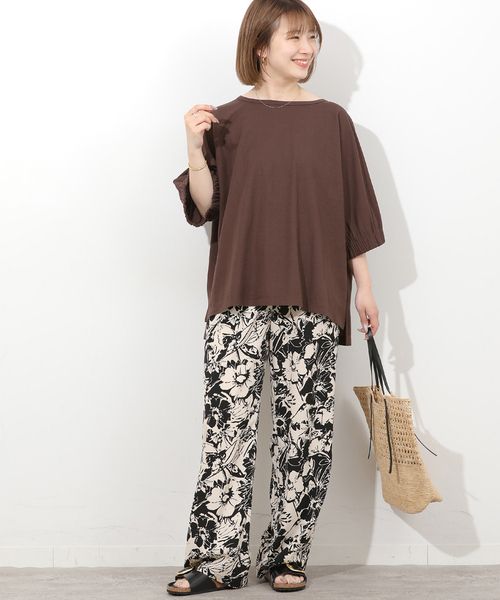 JOURNAL STANDARD relume(ジャーナルスタンダード レリューム)の「ナチュラルスムースプルオーバー(シャツ/ブラウス・レディース・ブラック/ブラウン/ホワイト・FREE)」の17枚目の写真