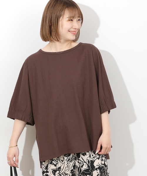 JOURNAL STANDARD relume(ジャーナルスタンダード レリューム)の「ナチュラルスムースプルオーバー(シャツ/ブラウス・レディース・ブラック/ブラウン/ホワイト・FREE)」の21枚目の写真