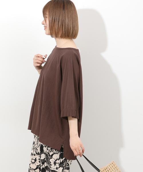 JOURNAL STANDARD relume(ジャーナルスタンダード レリューム)の「ナチュラルスムースプルオーバー(シャツ/ブラウス・レディース・ブラック/ブラウン/ホワイト・FREE)」の22枚目の写真