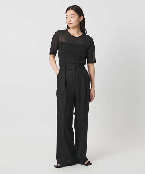 MARW UNITED ARROWS(マルゥ ユナイテッドアローズ)の「<MARW UNITED ARROWS>5分袖 シアー ニット(ニット/セーター・レディース・ブラック/ネイビー/ライトグレー・FREE)」の14枚目の写真