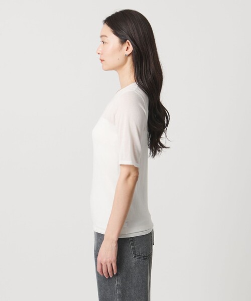 MARW UNITED ARROWS(マルゥ ユナイテッドアローズ)の「<MARW UNITED ARROWS>5分袖 シアー ニット(ニット/セーター・レディース・ブラック/ネイビー/ライトグレー・FREE)」の18枚目の写真