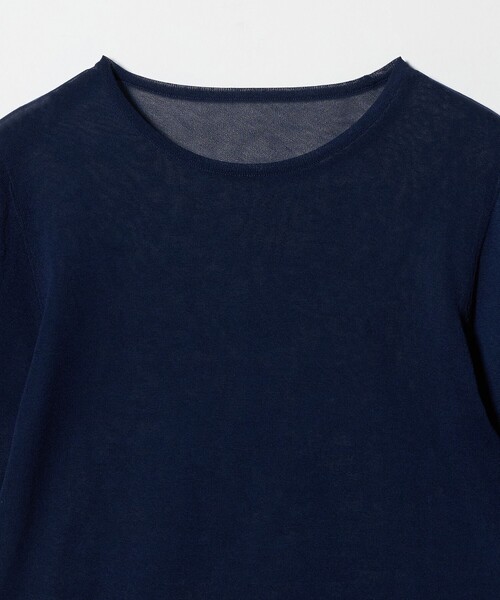 MARW UNITED ARROWS(マルゥ ユナイテッドアローズ)の「<MARW UNITED ARROWS>5分袖 シアー ニット(ニット/セーター・レディース・ブラック/ネイビー/ライトグレー・FREE)」の22枚目の写真
