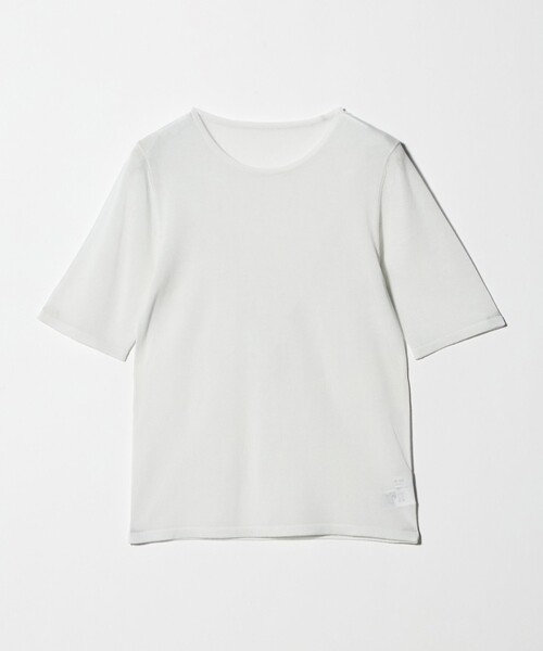 MARW UNITED ARROWS(マルゥ ユナイテッドアローズ)の「<MARW UNITED ARROWS>5分袖 シアー ニット(ニット/セーター・レディース・ブラック/ネイビー/ライトグレー・FREE)」の7枚目の写真