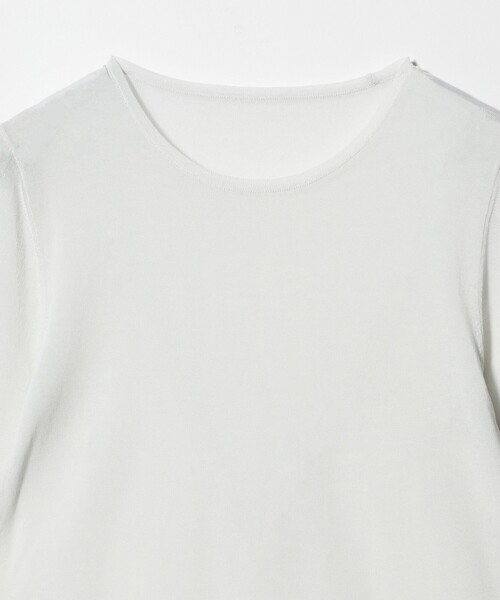 MARW UNITED ARROWS(マルゥ ユナイテッドアローズ)の「<MARW UNITED ARROWS>5分袖 シアー ニット(ニット/セーター・レディース・ブラック/ネイビー/ライトグレー・FREE)」の8枚目の写真